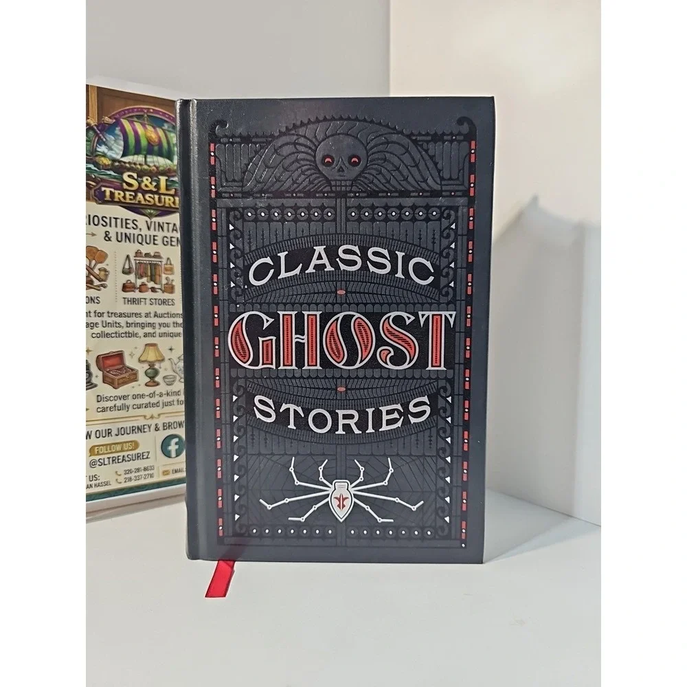 Classic Ghost Stories, Barnes & Noble, 2017, Bonded Leather, LNC, Silver Gilded